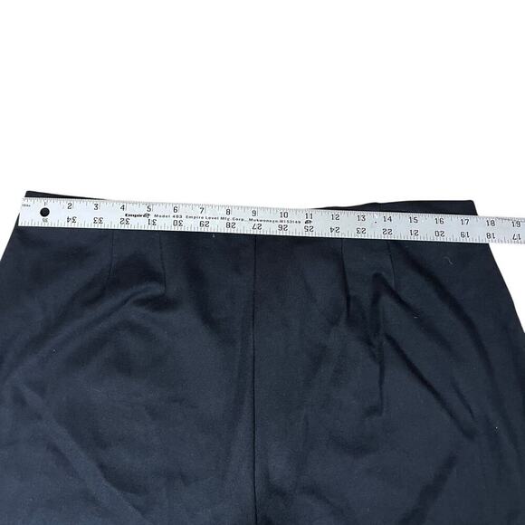 Coldwater Creek Black Pull On Jersey Knit Dress Pants Straight Leg Size Large - Picture 5 of 7
